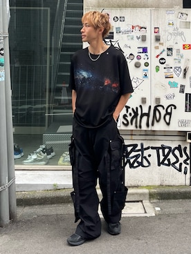 「cii（シー）のアイテム」を使った、YOSHIさん（メンズ・170cm）の夏コーディネート