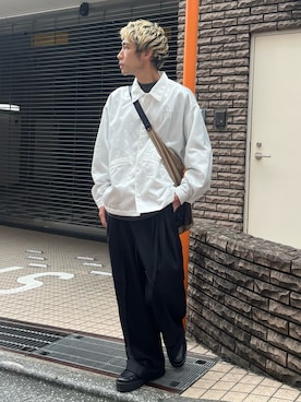 「CASPER JOHN（キャスパージョン）のアイテム（その他アウター）」を使った、YOSHIさん（メンズ・171cm）の秋コーディネート