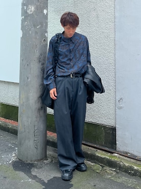 「CASPER JOHN（キャスパージョン）のアイテム」を使った、YOSHIさん（メンズ・171cm）の秋コーディネート