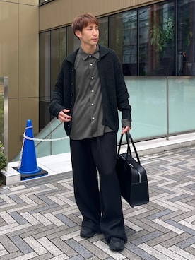 「CASPER JOHN（キャスパージョン）のアイテム」を使った、YOSHIさん（メンズ・171cm）の春コーディネート