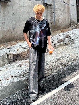 「cii（シー）のアイテム」を使った、YOSHIさん（メンズ・170cm）の夏コーディネート