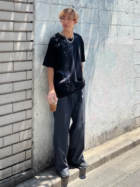 「cii（シー）のアイテム」を使った、YOSHIさん（メンズ・170cm）の夏コーディネート