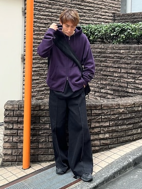 「CASPER JOHN（キャスパージョン）のアイテム」を使った、YOSHIさん（メンズ・171cm）の秋コーディネート