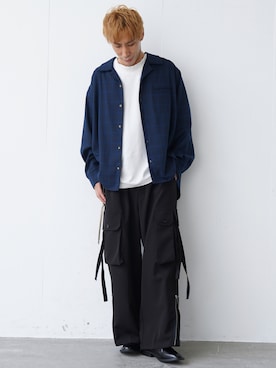 「CASPER JOHN（キャスパージョン）のアイテム（ブーツ）」を使った、YOSHIさん（メンズ・171cm）の夏コーディネート