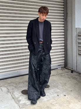 「CASPER JOHN（キャスパージョン）のアイテム」を使った、YOSHIさん（メンズ・171cm）の春コーディネート