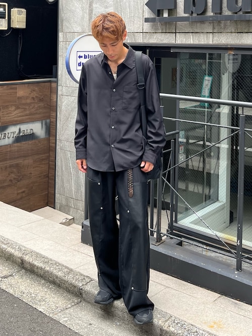 Double knee flare slacks / ダブルニーフレアスラックス（スラックス