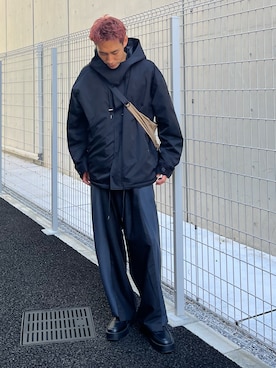 「CASPER JOHN（キャスパージョン）のアイテム（ローファー）」を使った、YOSHIさん（メンズ・171cm）の秋コーディネート