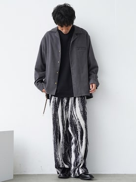 「CASPER JOHN（キャスパージョン）のアイテム（ブーツ）」を使った、YOSHIさん（メンズ・171cm）の夏コーディネート