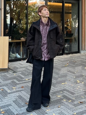 「CASPER JOHN（キャスパージョン）のアイテム」を使った、YOSHIさん（メンズ・170cm）の秋コーディネート