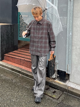 「CASPER JOHN（キャスパージョン）のアイテム（その他パンツ）」を使った、YOSHIさん（メンズ・170cm）の秋コーディネート