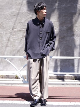 「CASPER JOHN（キャスパージョン）のアイテム（ブーツ）」を使った、YOSHIさん（メンズ・171cm）の夏コーディネート