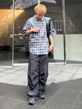 「cii（シー）のアイテム」を使った、YOSHIさん（メンズ・170cm）の夏コーディネート