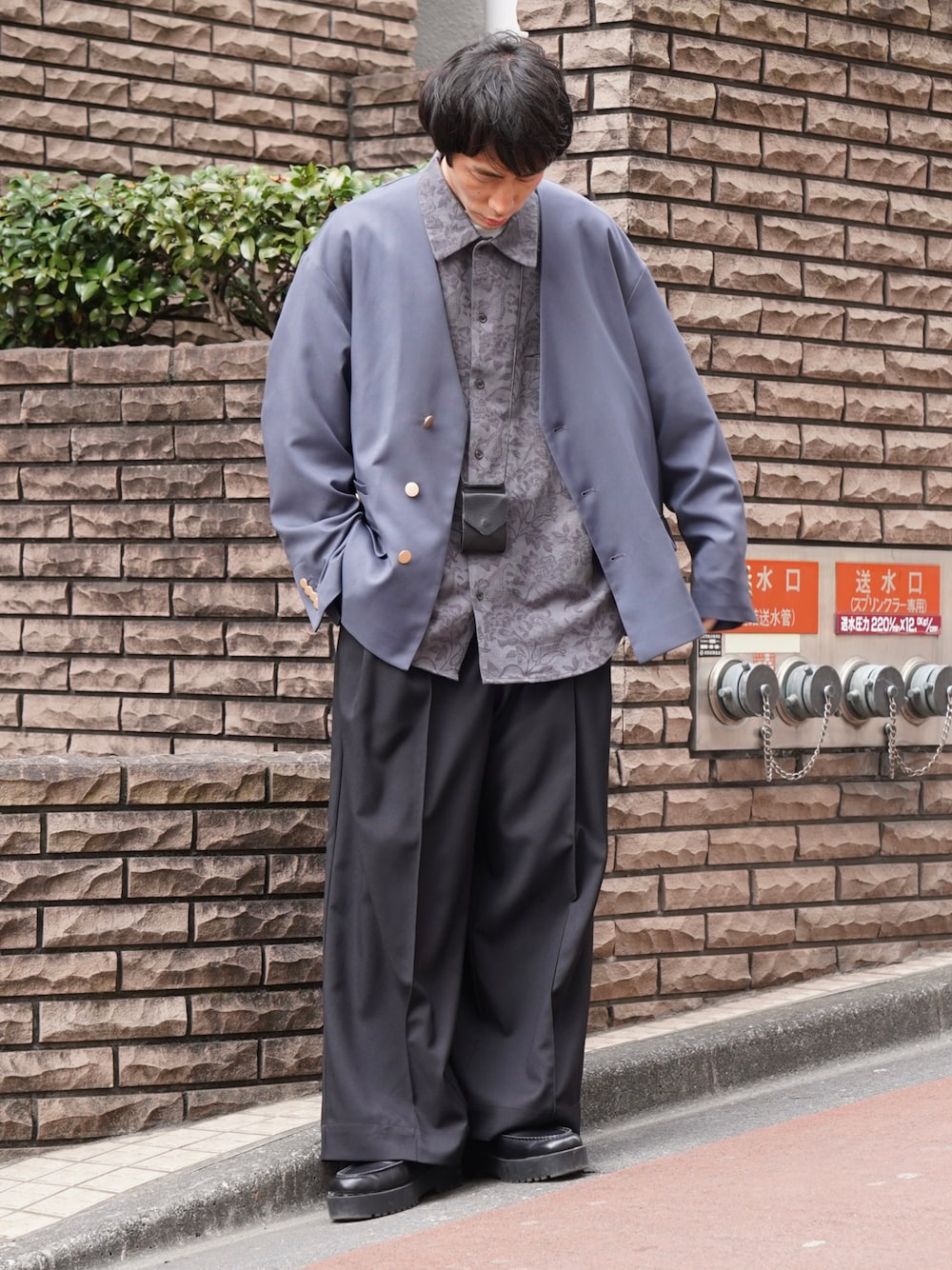 Cross collar blazer/クロスカラーブレザーを使った人気