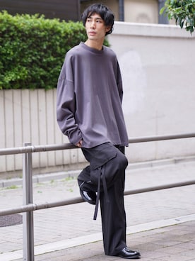 「CASPER JOHN（キャスパージョン）のアイテム（ブーツ）」を使った、YOSHIさん（メンズ・171cm）の夏コーディネート