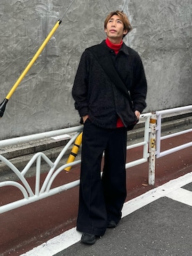 「CASPER JOHN（キャスパージョン）のアイテム」を使った、YOSHIさん（メンズ・170cm）の秋コーディネート