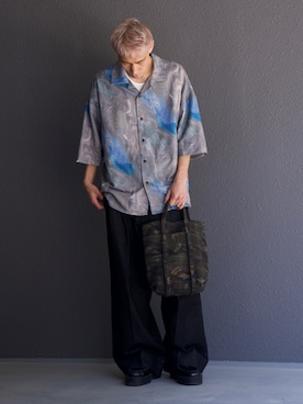 「amiacalva（アミアカルヴァ）のアイテム」を使った、YOSHIさん（メンズ・171cm）の春コーディネート