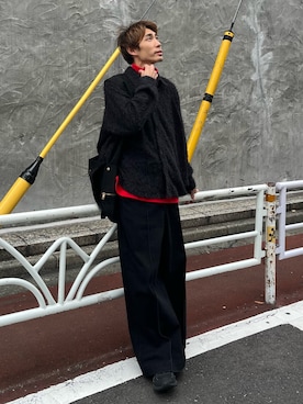 「CASPER JOHN（キャスパージョン）のアイテム」を使った、YOSHIさん（メンズ・170cm）の秋コーディネート