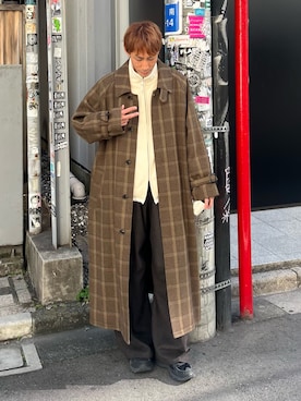 「アイテム（その他トップス）」を使った、YOSHIさん（メンズ・171cm）の秋コーディネート