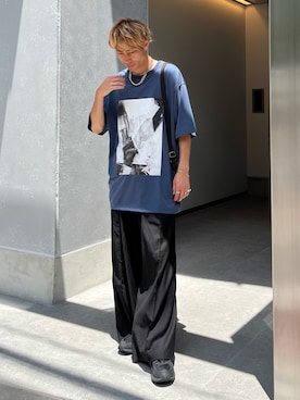 「cii（シー）のアイテム」を使った、YOSHIさん（メンズ・170cm）の夏コーディネート