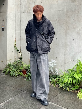 「CASPER JOHN（キャスパージョン）のアイテム（パンツ）」を使った、YOSHIさん（メンズ・171cm）の秋コーディネート