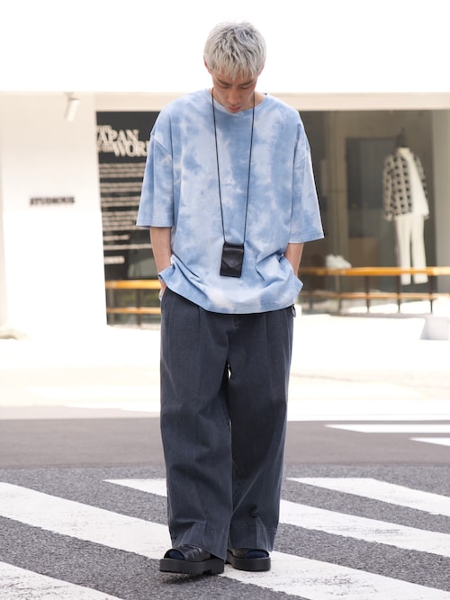 YOSHI(CASPER JOHN 新宿ルミネエスト店)｜CASPER JOHNのトップスを使ったコーディネート WEAR