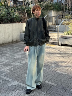 「CASPER JOHN（キャスパージョン）のアイテム」を使った、YOSHIさん（メンズ・171cm）の冬コーディネート