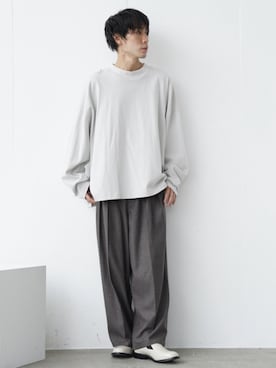 「CASPER JOHN（キャスパージョン）のアイテム（ブーツ）」を使った、YOSHIさん（メンズ・171cm）の夏コーディネート