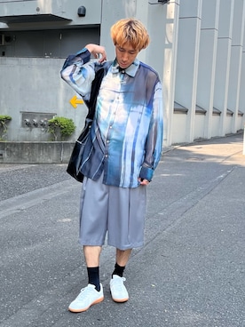 「PHILTHEORY（フィルセオリー）のアイテム」を使った、YOSHIさん（メンズ・170cm）の夏コーディネート