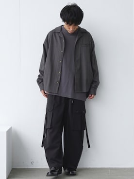 「CASPER JOHN（キャスパージョン）のアイテム（ブーツ）」を使った、YOSHIさん（メンズ・171cm）の秋コーディネート