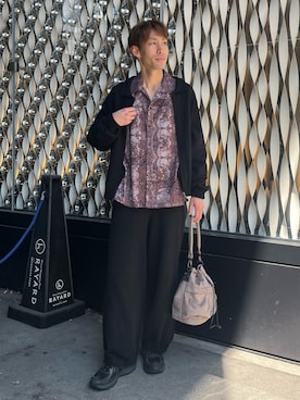 「CASPER JOHN（キャスパージョン）のアイテム」を使った、YOSHIさん（メンズ・171cm）の春コーディネート