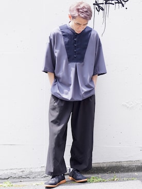 「チュニック」｜YOSHIさん（メンズ・171cm）の春コーディネート