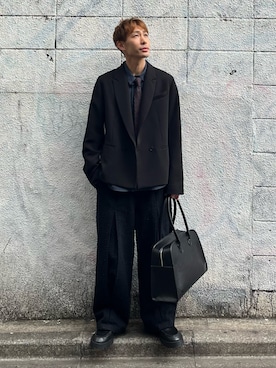 「cii（シー）のアイテム」を使った、YOSHIさん（メンズ・171cm）の春コーディネート