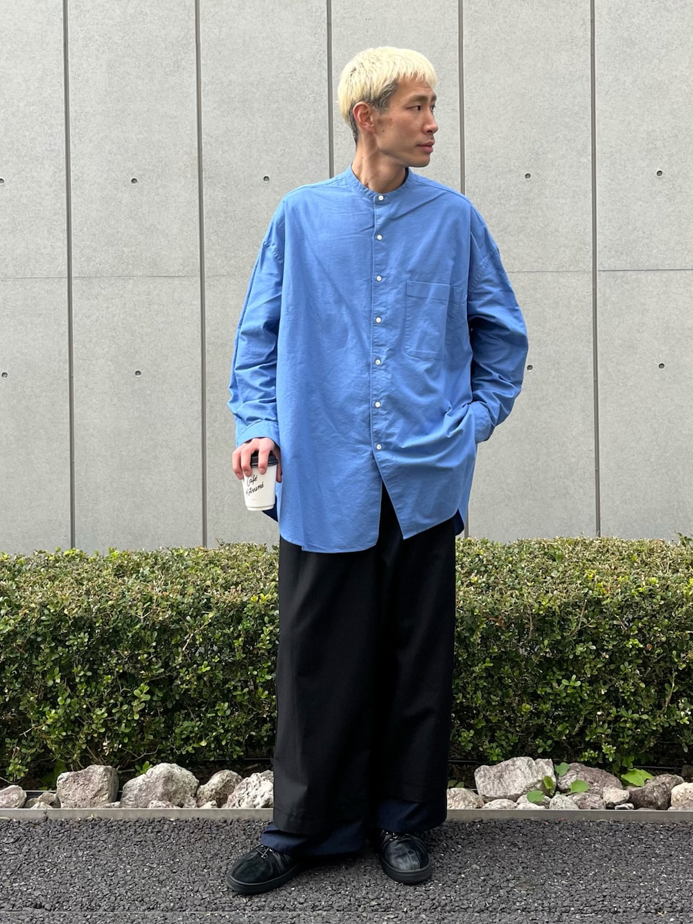 graphpaper ノーカラーブラウス graphpaper ノーカラーブラウス