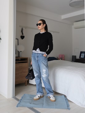 「THE ROW（ザロウ）のアイテム」を使った、19さん（レディース・169cm）の春コーディネート