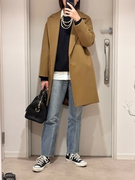 「シャネル」｜19さん（レディース・169cm）の冬コーディネート