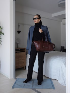 「Deuxieme Classe（ドゥーズィエムクラス）のアイテム」を使った、19さん（レディース・169cm）の秋コーディネート