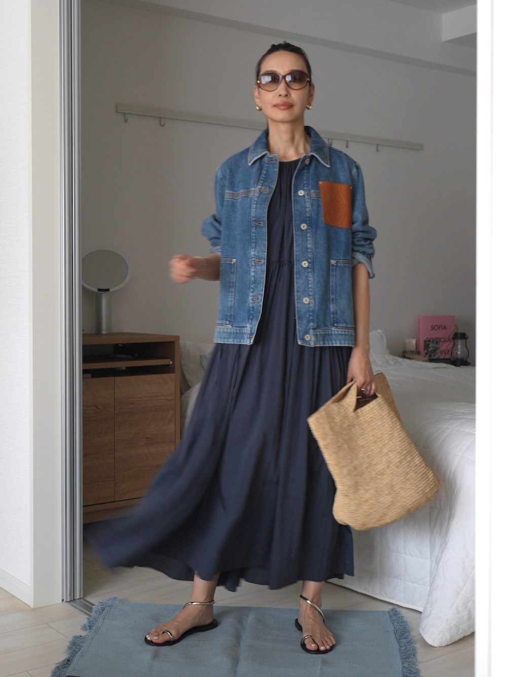 LOEWE デニムジャケット アウトレット】【ラスト1点】LOEWE ロエベ デニムジャケット