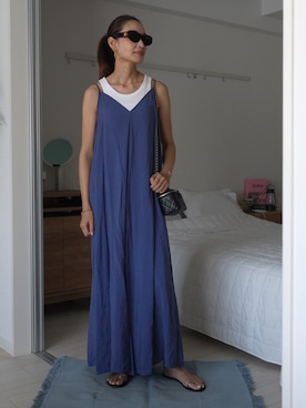 「ZARA（ザラ）のアイテム（ワンピース）」を使った、19さん（レディース・169cm）の夏コーディネート