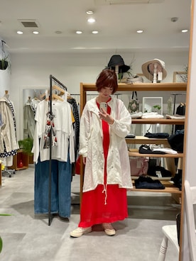 「note et silence （ノートエシロンス）のアイテム（その他アウター）」を使った、さえゃんさん（レディース・161cm）の春コーディネート