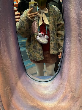 「jouetie（ジュエティ）のアイテム（ブルゾン）」を使った、伊藤さん（レディース・164cm）の春コーディネート