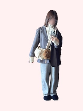 mkさん（レディース・157cm）の冬コーディネート