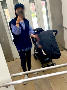 「シースルー」｜「アイテム（キャスケット）」を使った、mocoさん（レディース・155cm）の春コーディネート