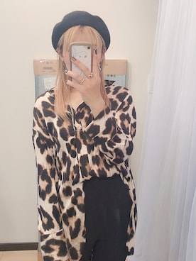 「アニマル」｜「アイテム（帽子）」を使った、カジマリさん（レディース・162cm）の秋コーディネート