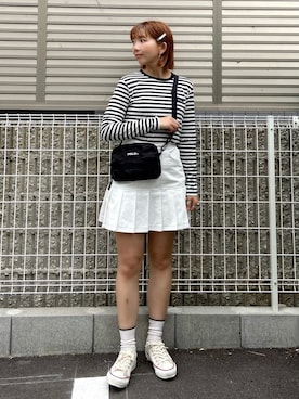佐藤 麻理さん(レディース・164cm)の夏コーディネート