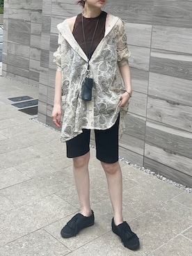 「feepur（フェピュール）のアイテム」を使った、Creamさん（レディース・158cm）の夏コーディネート