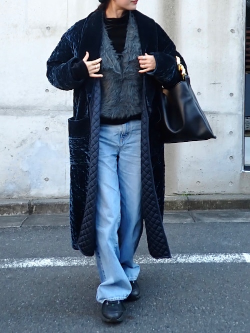 セール】Vネックシャギーニットベスト（ベスト）｜AKTE（アクテ）の