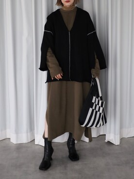 Creamさん(レディース・158cm)の冬コーディネート