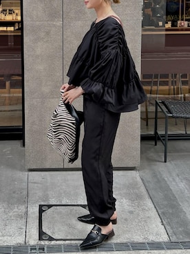 「MARLON FIRENZE（マーロンフィレンツェ）のアイテム」を使った、Creamさん（レディース・158cm）の秋コーディネート