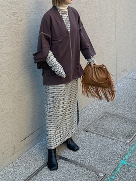 Creamさん(レディース・158cm)の冬コーディネート