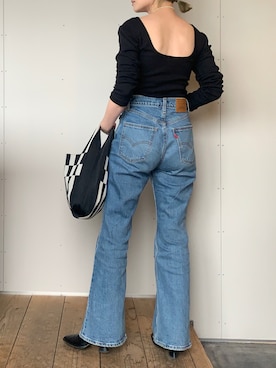 「EVOL by Cream（イーボルバイクリーム）のアイテム」を使った、Creamさん（レディース・158cm）の春コーディネート